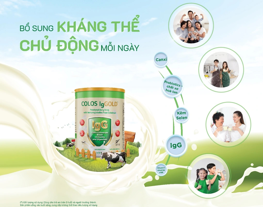 COLOS IgGOLD được phân phối bởi Care For Việt Nam