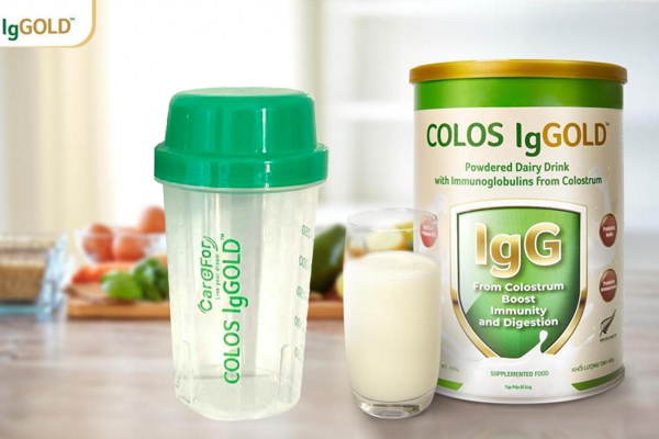 Cách pha sữa colos ig gold của công ty care for việt nam