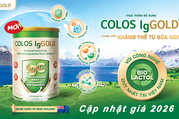 Cập Nhật Giá Sữa Non Colos IgGold 2026: Đừng Mua Nếu Chưa Biết 3 Điều Này!