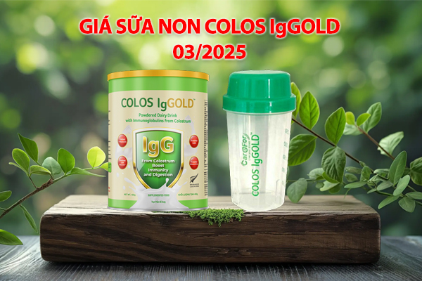 Giá sữa Colos IgGold mới nhất áp dụng từ 03/2025