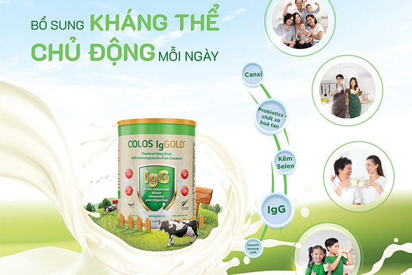 Sữa non Colos IgGold có tốt không, giá bán bao nhiêu